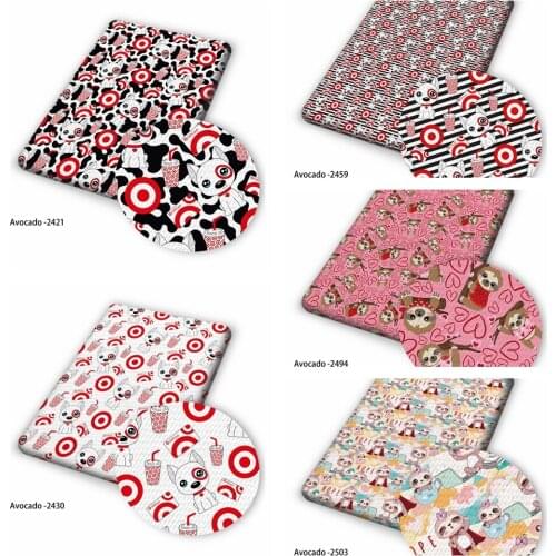 Huangtao Diy 50X150cm Animal Printing Cartoon Character Pattern Double Brush Poly Fabric By Yard 100% Polyester Fabric