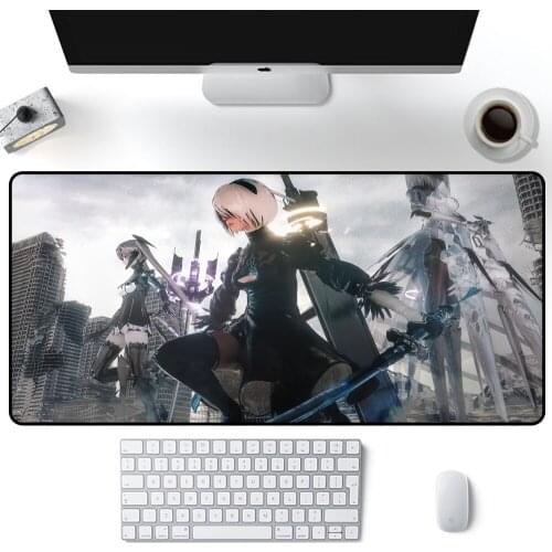 NieR Automata Mouse Pad Gamer Mousepad XL XXL Mouse Mat Large Desk Mat Computer Keyboard 70x40cm Speed Carpet Gaming Mousepad