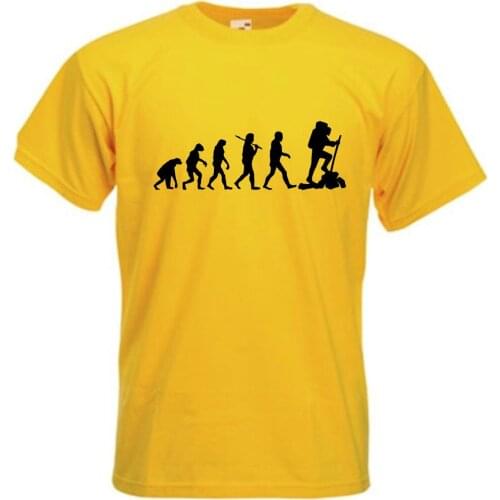T-Shirt Men 2019 New Print Men T Shirt Summer Evolution Of Hiker T-Shirt Hike Tshirt Hikerawesome Shirts