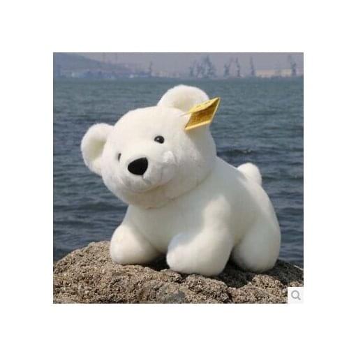 Stuffed plush 18 cm cute polar bear plush toy quality goods soft doll gift w3411