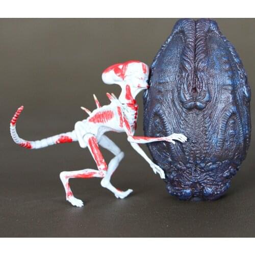 NECA Prometheus 2 contract heteromorphic egg whitening alien movable version hand doll model doll
