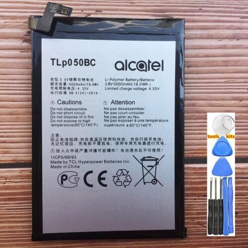 5000mAh TLp050BC Battery FOR Alcatel 5023F PIXI 4 Plus Power Rechargeable Li-ion Built-in Mobile Phone Lithium Polymer Battery