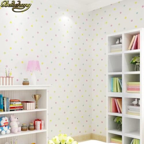 Beibehang 53X300cm Ceiling self-adhesive wallpaper small dot childrens room boy girl bedroom background wall stickers painting