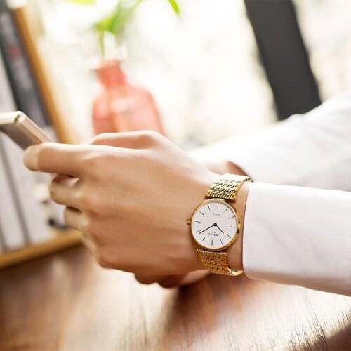 Olika Men's Watch With Leather Strap