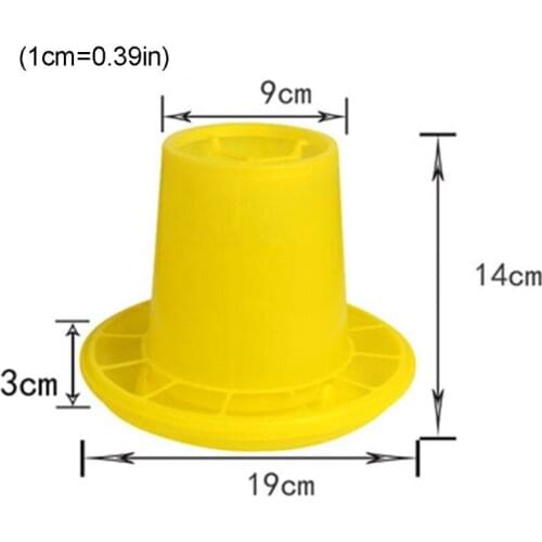 Outdoor Practical Bird Feeder Drinker Plastic Seed and Water Automatic Dispenser Feeding for Bird Chicken Duck Poultry