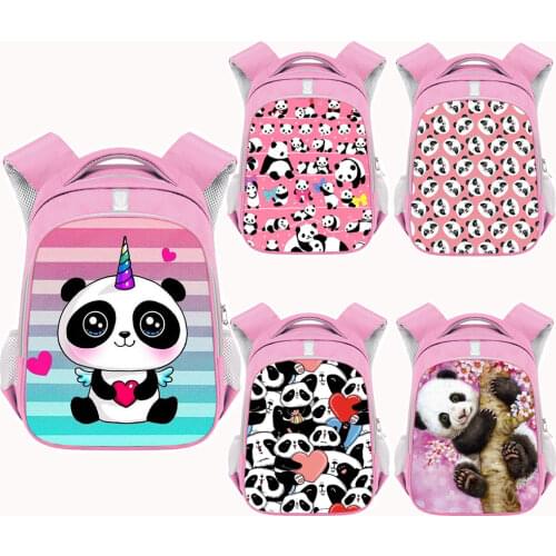 Kawaii Panda Backpack for Teenager Girls Children School Bags Women Rucksack Laptop School Backpack Kids Daypack Book Bag Gift