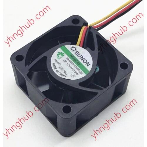 SUNON HA40201V4-0000-C99 DC 12V 0.6W 40x40x20mm Server Cooling Fan