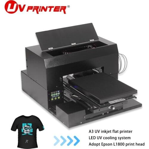 3D embossed concave-convex A3 A4 UV inkjet printer factory mass production of mobile phone case/T-shirt/card pattern printing