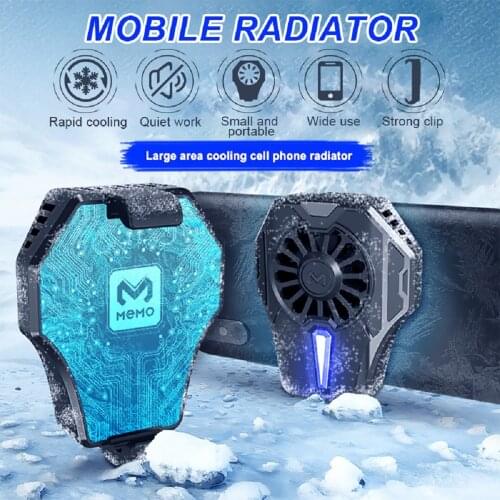 Universal Mobile Phone Cooler Cell Phone Cooler Fan Plug And Play Freezing Cooling Stand for iPhone Samsung Huawei Xiaomi Phone
