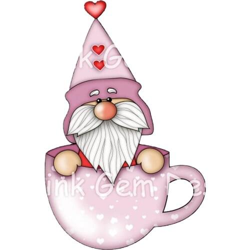 Handmade Love Cup Cut Dies Christmas Santa Claus Metal Cutting Dies Embossing Scrapbooking Stencil Craft For DIY Card