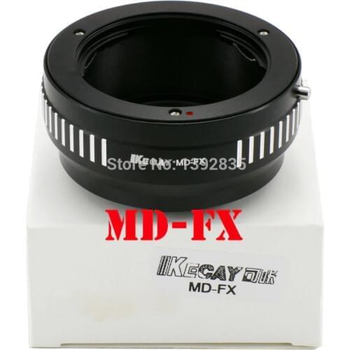 Kecay High-Precision MD-FX Lens adapter for Minolta MD MC Mount Lens to for Fujifilm X-Pro1 Mount Adapter FX Mount- Black