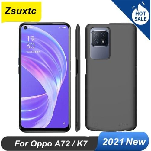 10000 Mah For OPPO K7 A72 Battery Case High Quality charging Power Bank A72 K7 Charger Cover