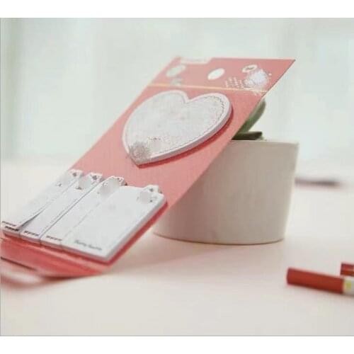 120pcs/lot stationery cartoon mini cute sticky notes wholesale girls back to school gifts