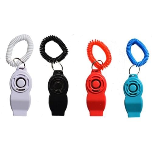 2 In 1 Dog Whistle Clicker Pet Dog Trainer Aid Guide With Key Ring Dog Training Whistle Dog Products Pet Supplies #4