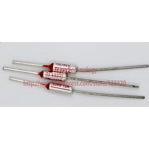 20pcs/lot) RY133 TF 133 Degree Celsius 133C 10A 250V Temperature Thermal Fuse