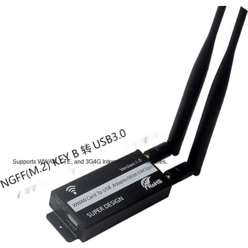For EM12-G EM7565 EM7511 L860-GL L850-GL M.2 Wifi Adapter Wireless USB Wifi Adapter Wi Fi NGFF M.2 To USB 3.0 SIM Card Slot
