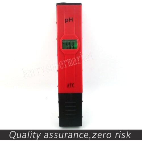 2PCS Digital PH Meter Testing Pen PH Tester Monitor 0-14PH With ATC protable PH meters