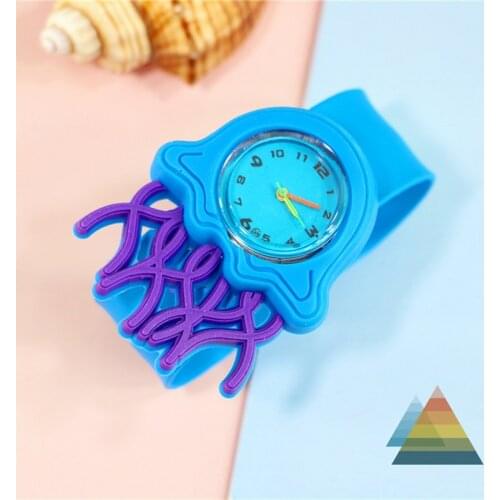Cartoon Childrens Clock Sea Animal Family Pattern Beauty Dolphin Crocodile Quartz Learning Time Watch Kids Boys Girls Bracelets