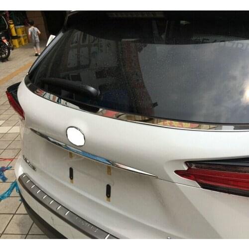 For Lexus NX200T NX300H 2015 2016 2017 ABS Chrome Rear Window Around Cover Trim