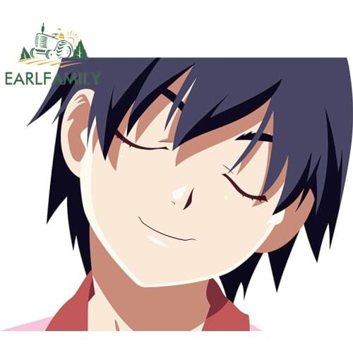 EARLFAMILY 13cm x 9.4cm for Kanbaru Suruga Funny Car Stickers ScratchProof Windshield Decor Vinyl Decal Trunk Car Door Protector