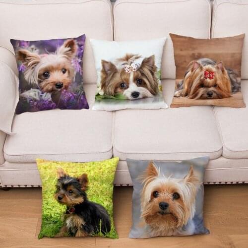 Pet Dog Cushion Cover 45*45cm Cushion Cover Pillowcase Home Decoration Throw Pillows Pillow Covers Decorative