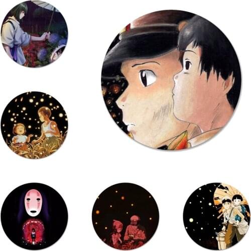 Grave Fireflies Icons Pins Badge Decoration Brooches Metal Badges For Backpack Decoration 58mm