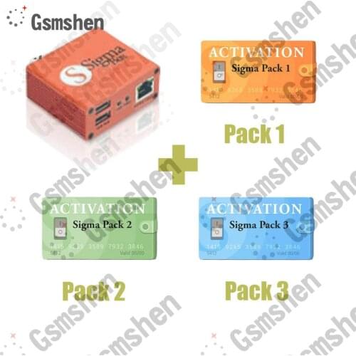 Gsmshen original sigma box with Cable Set + Sigma Pack 1, 2, 3 Activations /SIGMA BOX +PACK1+PACK2+PACK3 For Huawei
