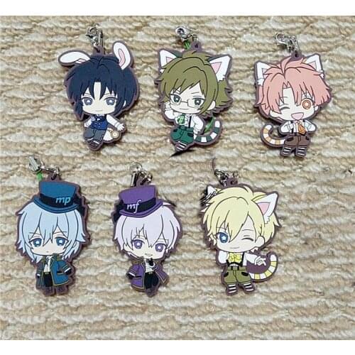 Idolish7 Anime keychain IZUMI IORI YAMATO NIKAIDO SOGO NAGI TAMAKI Gaku Mitsuki OSAKA Rubber strap/mobile phone charms D171