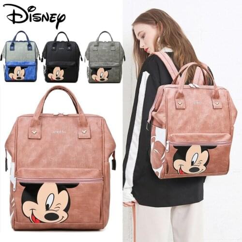 Disney Mickey Diaper Bag Fashion Mummy Maternity Nappy Bag Large Capacity Baby Bags For Mom Multifunctional Wet Bag Nappy Bag
