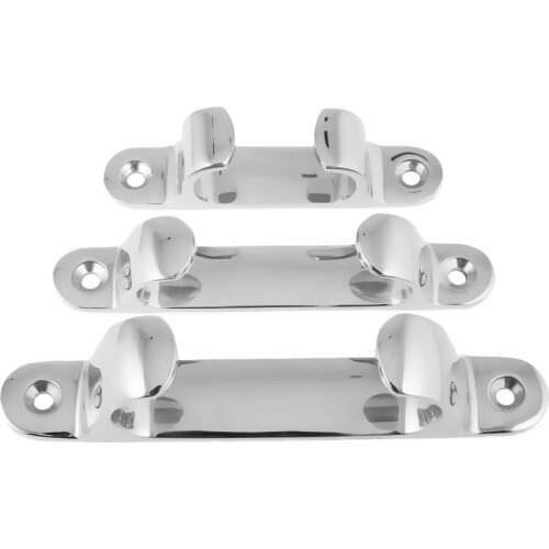 Straight Fairlead High Quality 316 Stainless Steel Marine Sailing Boat Deck Cleat Bow Chock Marin grade surface polishing