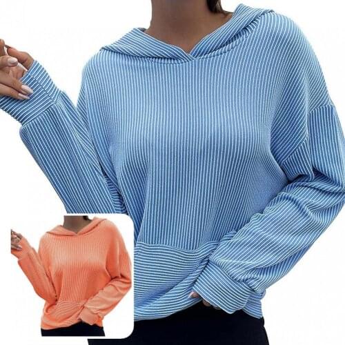 Top Trendy Solid Color Pullover Hoodie Comfy Hoodie Long Sleeve Blouse Coat