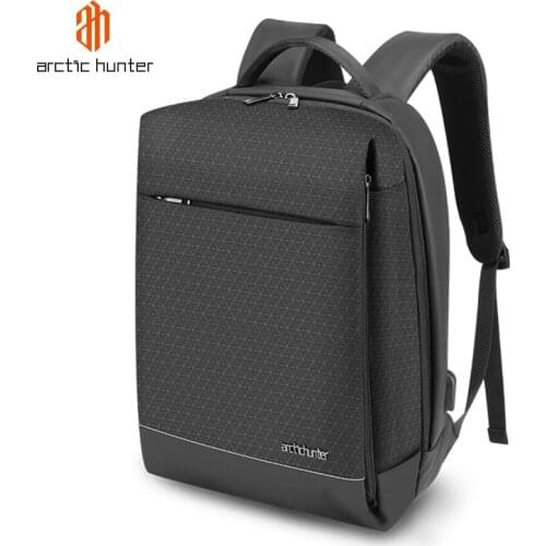 ARCTIC HUNTER 15.6 Inch Laptop Backpack for Men Waterproof USB Charging Bag Teenage School Bags Pack Business Bagback Mochilas