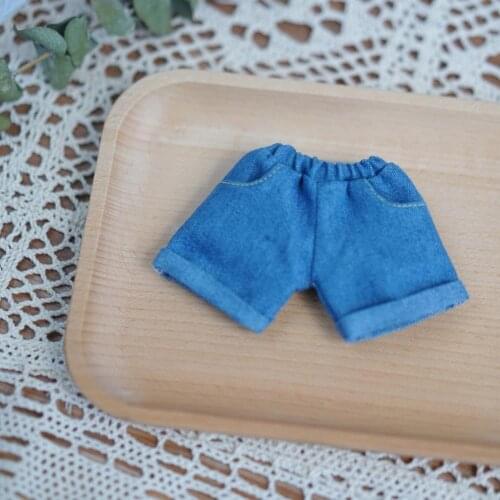 BJD Doll shorts apply to 1-6 size rolled edge jean shorts doll accessories