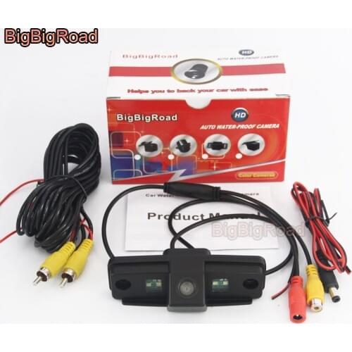 BigBigRoad Car Rear View Parking Camera For Subaru Forester SG / SH 2003-2013 Tribeca Waterproof Auto Parking Accessories