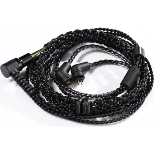 0.78mm 2 PIN for Weston TFZ 1964 W4r Um3x Es3 Es5 Oxygen Free Copper L Beding Earphone 4 Share 120 Cores Cable for iPhone