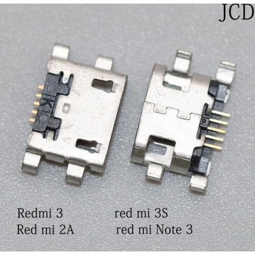 2~10pcs Micro USB connector 5pin female USB jack socket charging port for Xiaomi Redmi Note3 ASUS ZC451CG Z007 Zenfone C