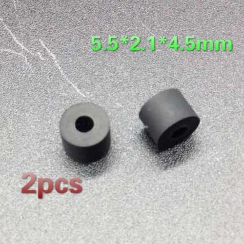 2pcs 5.5*2.1*4.5mm for Sony Walkman WM-FX WM-EX WM-GX tape drive pinch roller rubber ring cassette deck audio pressure recorder