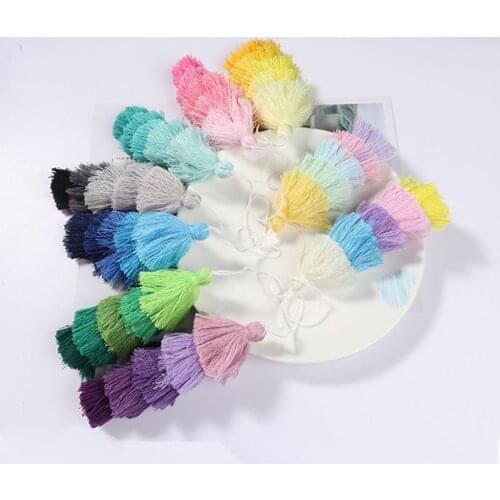 5layer Contrast color Small treasure tower Tassel Key Chain Hanging Bag Garment Decoration DIY Sewing Craft Curtains Accessories