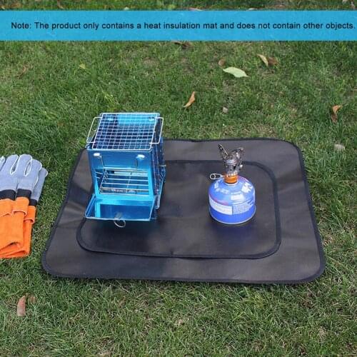 Adiabatic Carpet Heat Insulation Mat Apyrous Carpet For Protecting Deck Ground Optimal Heat Resistance Foldable For Outdoors