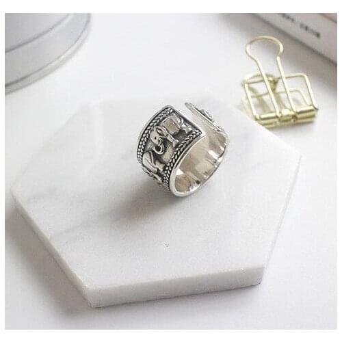 Bohemian Charm Boho Elephant Rings For Women Lover Wedding Bridal Valentines Gifts Men Open Retro Antique Rings