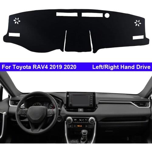 Car Inner Dashboard Cover For Toyota RAV 4 2019 2020 RAV4 Center Console Cover Protector Auto Dash Mat Carpet Sun shade Rug