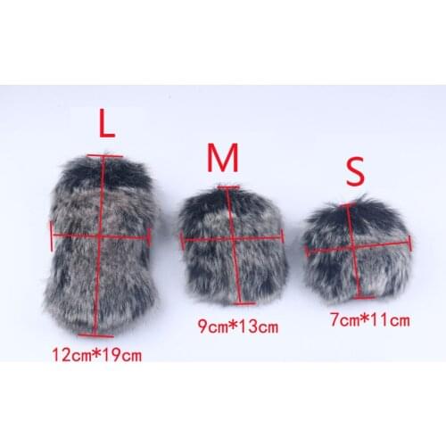 FOR Camera DV vlog Voice interview Recording Pen Outdoor Wind Cover Shield Furry dead cat Windshield Muff Microphones accessorie
