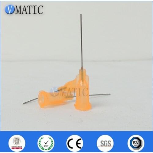 High Quality 100Pcs 1'' 23G Te Premier Dispensing Tips Dispensing Needles 1 Inch Length Dispense Needle