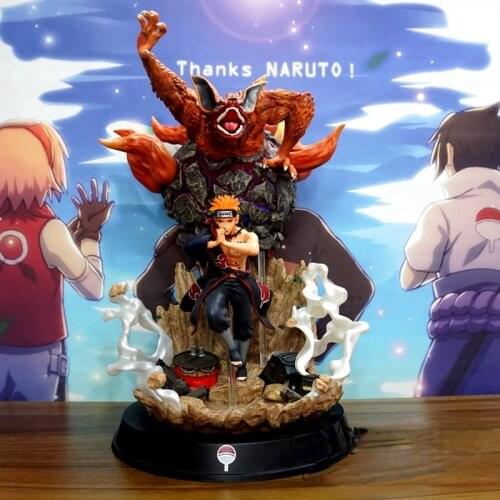 Naruto Anime Figure Nine Tails Penn Uzumaki Naruto Collection Figure Birthday Christmas Halloween Gifts Toy Decoration Ornaments