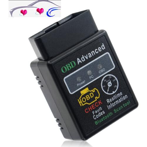 HHobd Chip 25k80 Version 1.5 ELM327 HH OBD Advanced OBDII OBD2 Bluetooth Mini ELM327 Wireless Converter Scanner
