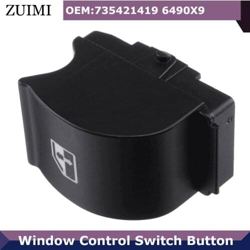 For Fiat Doblo Peugeot Boxer Citroen 735421419 6490X9 Window Switch Cover Cap Car Accessories