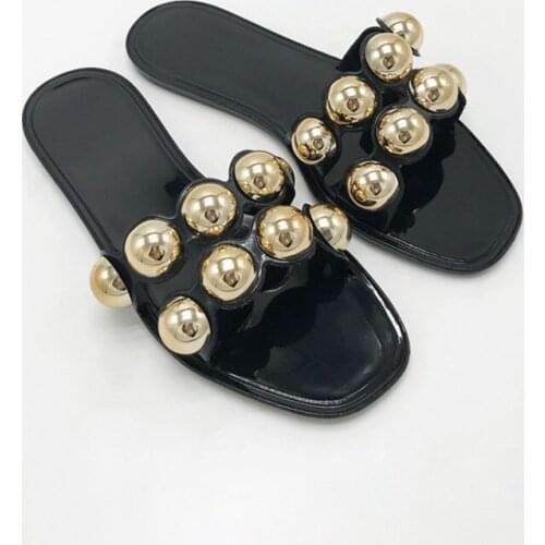 Summer Women Flip Flops Shoes Outside Slippers Slides 2021 Female Sandals String Bead Ladies Sandals Shoes For Woman Slippers