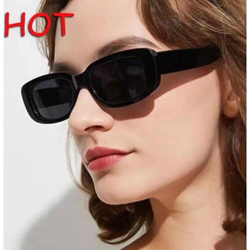 Small Women Rectangle Sunglasses Outdoor Traveling UV400 Shades Brand Designer Square motorcycle Fishing Sun Glasses
