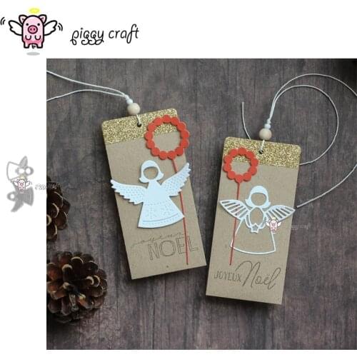 Piggy Craft metal cutting dies cut die mold Angel girl decoration Scrapbook paper craft knife mould blade punch stencils dies