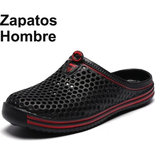 Men Sandals Woman Beach Shoes Ligthweight Quick-drying Garden Clog Breathable Slip-on Trekking Sandals